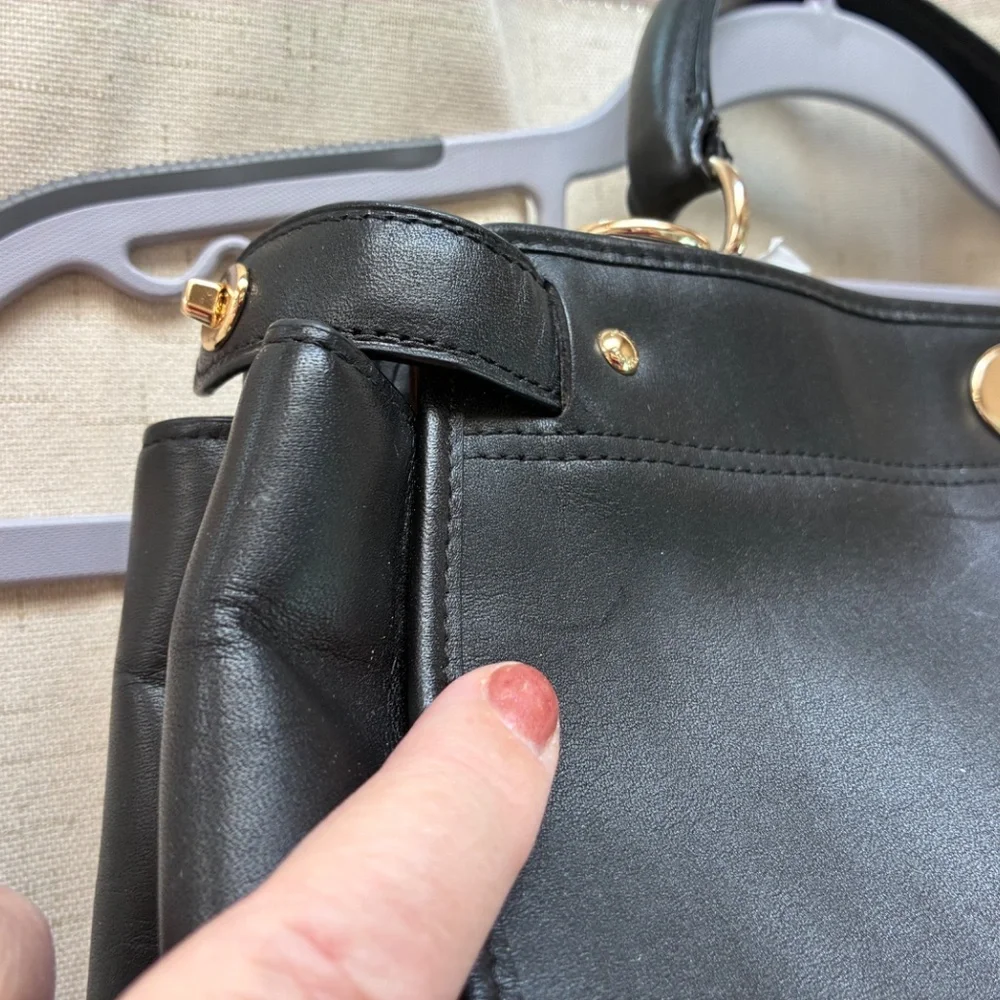 Coach Gramercy Satchel in Black Leather - Picture 5 of 14